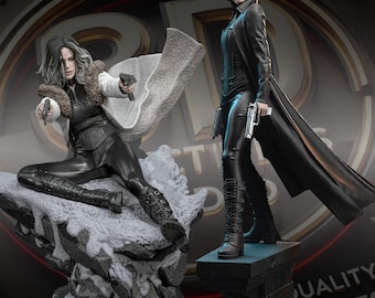 Vampire Outcast custom 3D-geprint standbeeld - FanArt handgemaakt en handbeschilderd fantasie verzamelfiguur