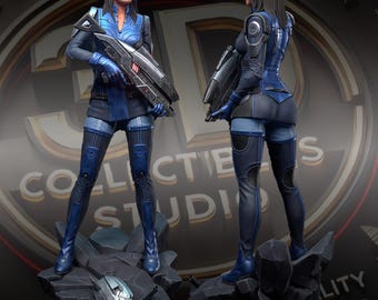 Alliance Soldier Custom 3D Printed Statue – FanArt HandPainted & Handmade SciFi Collectible Figure