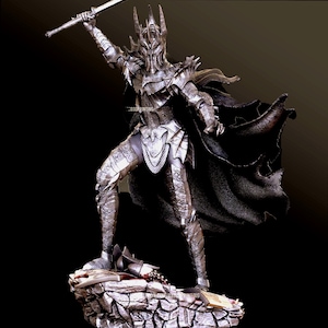 Figurine de collection sur mesure The Dark Overlord Fan Art - Cadeau fait main - Figurine peinte à la main - Figurine de film fantastique