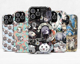 Opossum Case Dual Shell Handyhülle für iPhone 11 12 13 14 15 16 pro max plus & Samsung Galaxy S25 S24 S23 + Ultra Schutzhülle
