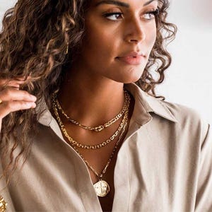 Theresa Cross Coin Necklace