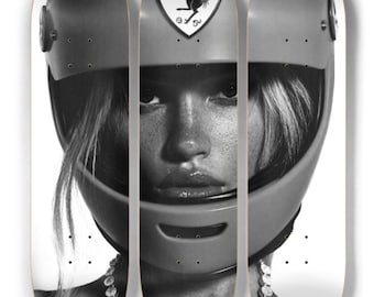 Skateboard Wall Art Set, 3-Piece Skateboard Deck Art, Aesthetic Room Decor, Modern Wall Art, Teen Bedroom Decor, Skater Gift