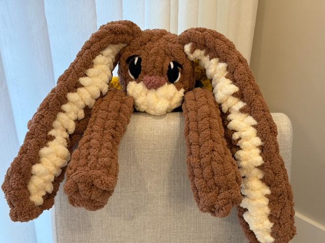 Chunky Knit Bunny Pattern | PDF + Video Tutorial | Rocky & Roxanne by ...