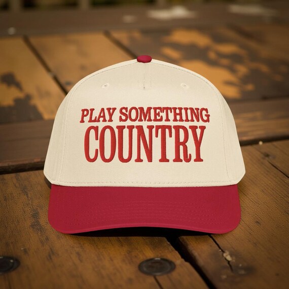 Play Something Country Hat – Country Music Baseball Cap, Western Cowgirl Hat, Nashville Outfit Accessory, Country Girl Gift