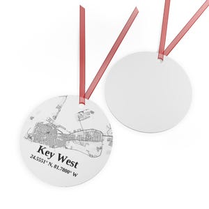 Key West Ornament Gepersonaliseerde Key West Florida Ornament Key West Kerstversiering Key West Souvenir
