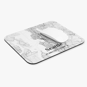 Siebeau Map Maus Pad, personalisierte Schreibtisch Accessoire, Büro Geschenk, Wohnkultur, Tech Lover's