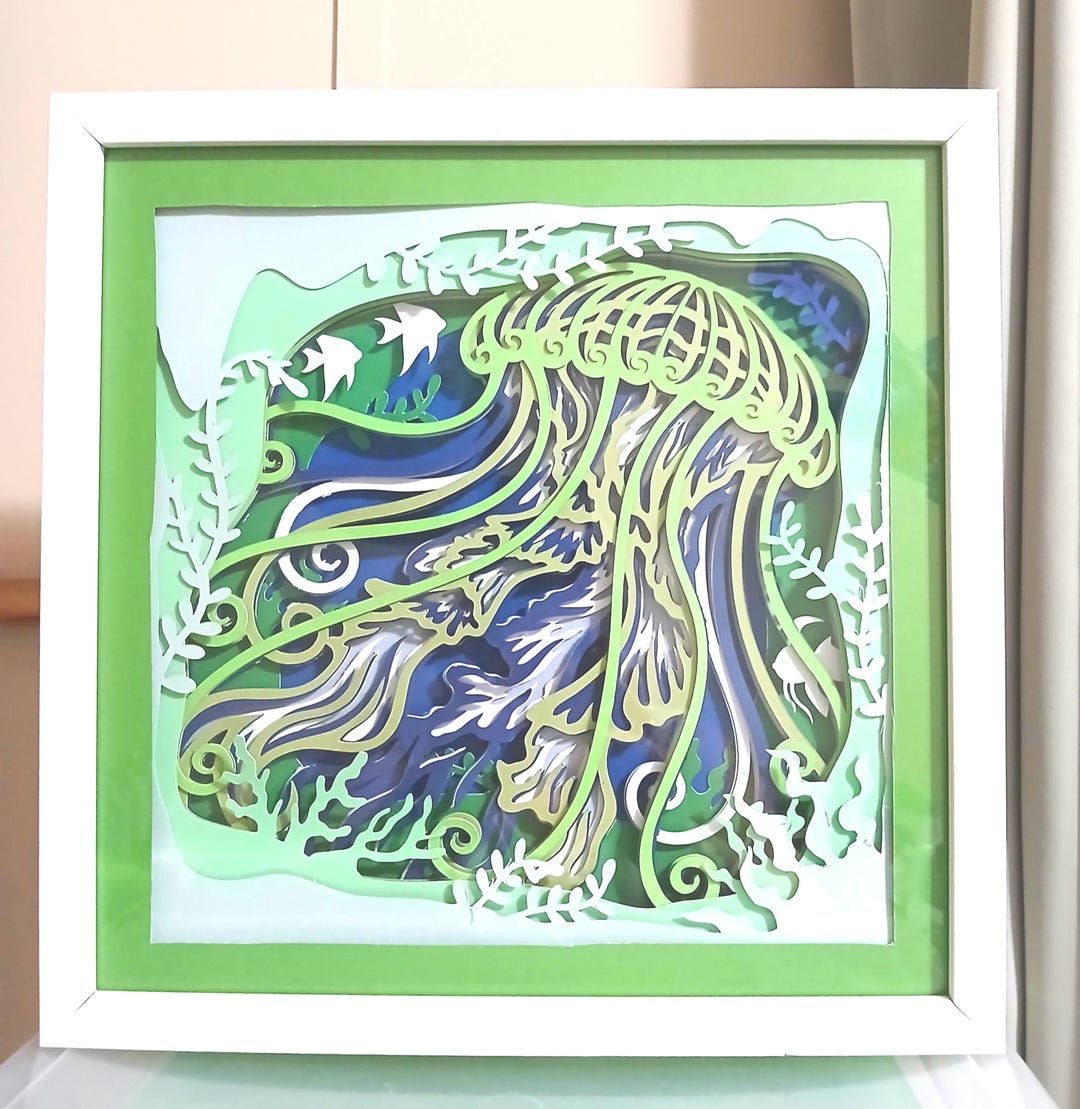 12x12 Octopus Shadow Box - Etsy