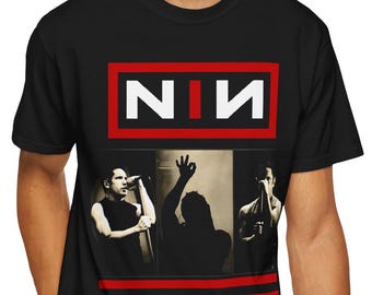 Unisex Nine Inch Nails T-Shirt Blue Grande