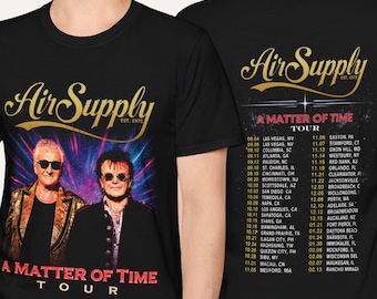 Unisex Air Supply A Matter Of Time Tour - Vintage Apparel Merch & Gift