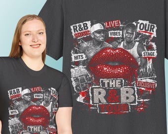 Unisex Usher The R&B Tour Concert, Usher Chris Brown Merch, Fan Concert Streetwear
