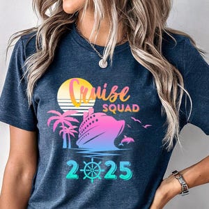 Cruise Squad 2025 T-Shirt, Summer Vacation T Shirt, Cruise Tee, Family Matching Outfits, Travel Gift, Family Matching Vacation Shirts