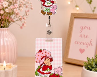 Cute Nurse Badge Reel with Matching Badge Buddie | Retractable Badge Holder | RN CNA LPN Medical Assistant Healthcare Gift