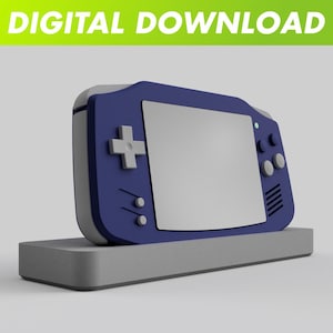 Anbernic RG34XX Low Profile Display Stand - Digital Download - STL to 3D Print at Home