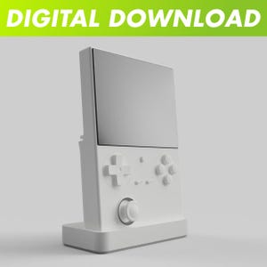 Anbernic RG40XX V Low Profile Display Stand - Digital Download - STL to 3D Print at Home