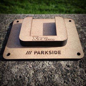 Parkside X20V Team Battery Holder – Laser Cut MDF File (up to 4 Batteries)