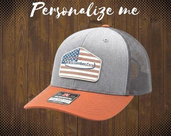 Richardson 112 Hat Personalized Business Logo Hat Company uniform Hat Custom Trucker Hat SnapBack hat Gift for him company hat custom hat