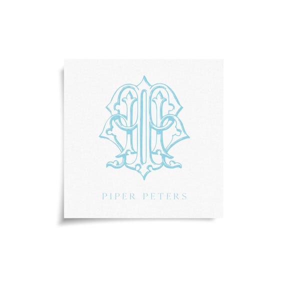 Monogram Stickers & Cards - PP