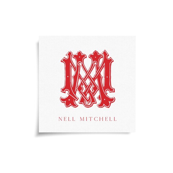 Monogram Stickers & Cards - NM - MN