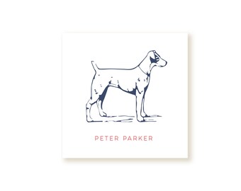 Little Dog Calling Cards / Stickers
