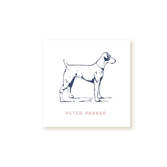 Little Dog Calling Cards / Stickers