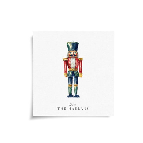 Nutcracker Personalized Gift Stickers