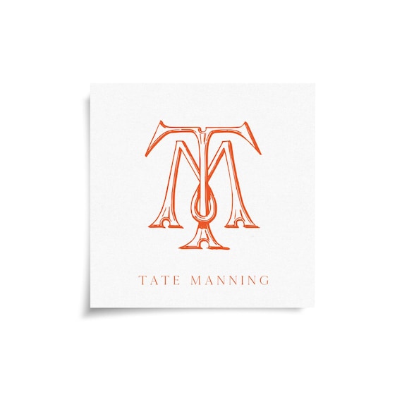 Monogram Stickers & Cards - MT - TM