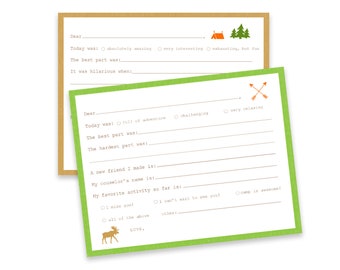 Camp Fill-In-The-Blank Notecard Pack