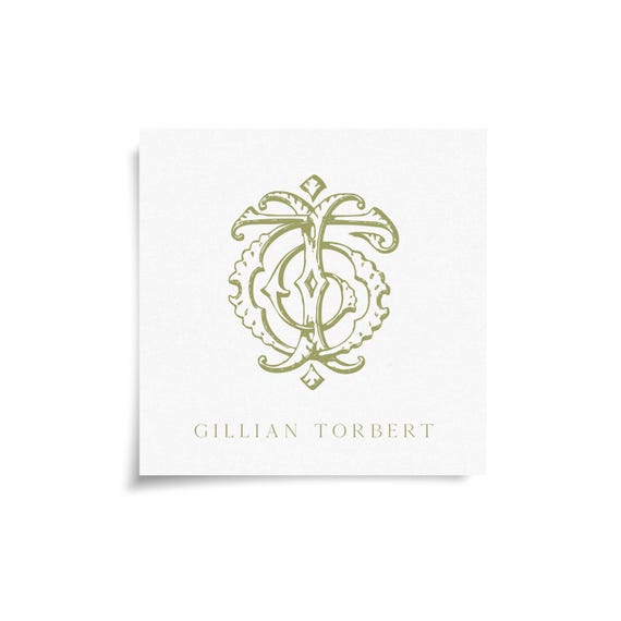 Monogram Stickers & Cards - GT - TG
