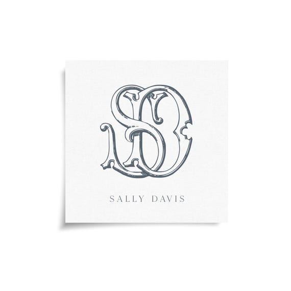 Monogram Stickers & Cards - SD - DS