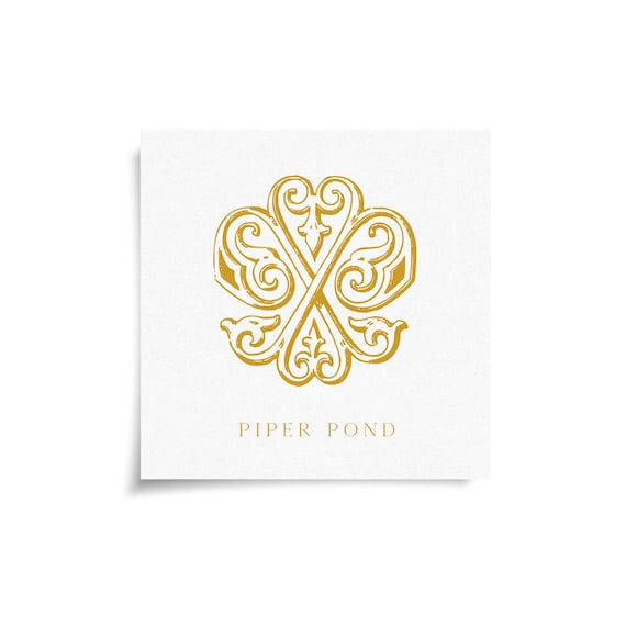 Monogram Stickers & Cards - PP