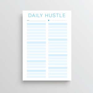 Daily Hustle Notepad