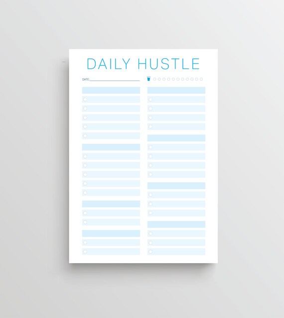 Daily Hustle Notepad
