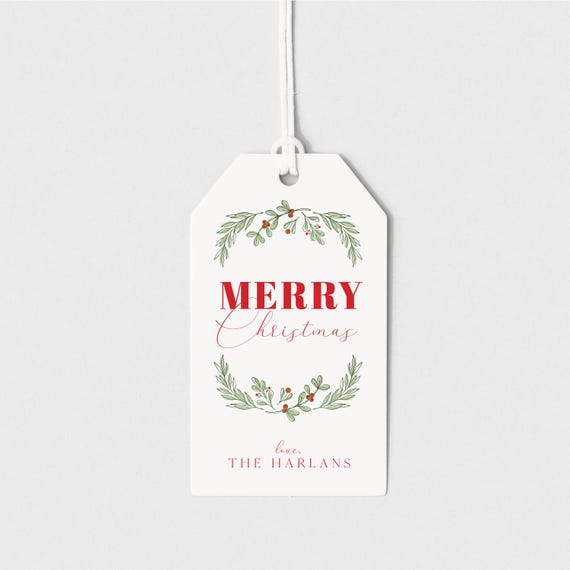 Joyful Holiday Gift Tag