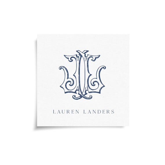 Monogram Stickers & Cards - LL