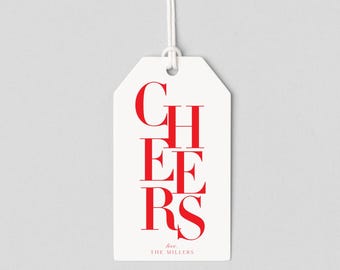 Cheers Wine Label