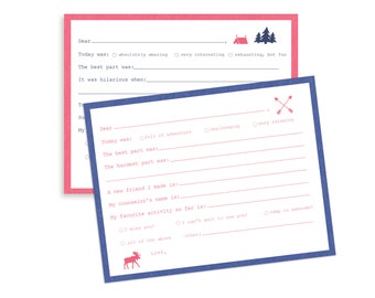 Girls Camp Fill-In-The-Blank Notecard Pack