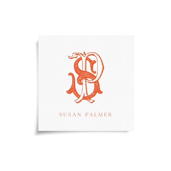 Monogram Stickers & Cards - SP - PS