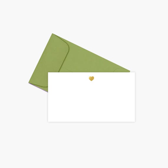 Gold Foil Enclosure Cards