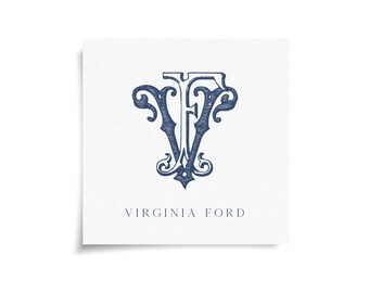 Monogram Stickers & Cards - VF - FV