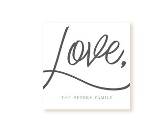 LOVE Stickers and Enclosure Cards