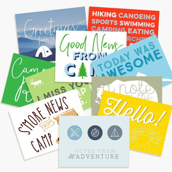 CAMP POSTCARDS