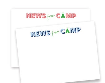 Camp Notecards - Pack of 10 A2 cards + envelopes