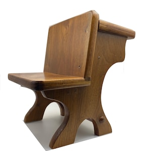 Miniature Wood School Desk