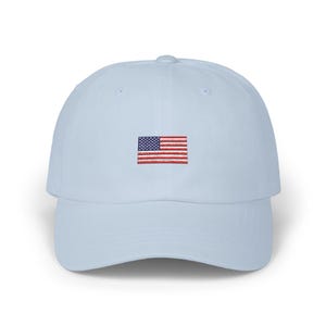 Gorra bordada con la bandera estadounidense, gorra del 4 de julio, gorra bordada, gorra para el día del barco, gorra para el lago, gorra del Día de los Caídos, gorra patriótica, bandera minimalista imagen 4