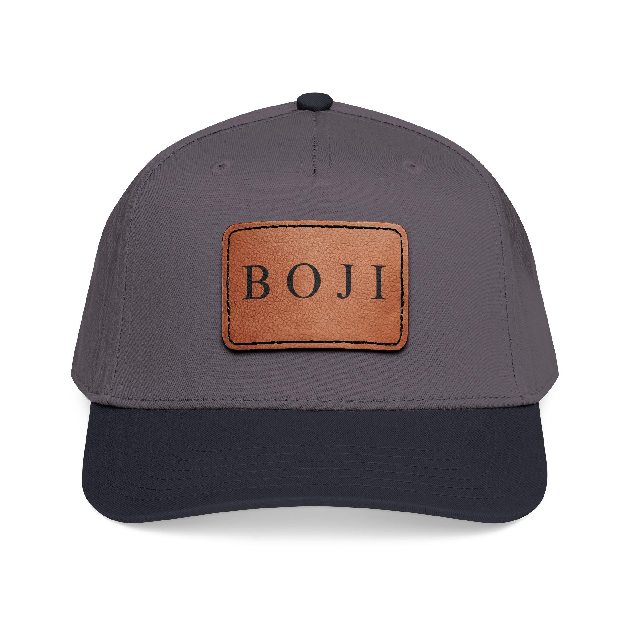 Custom Lake Leather Patch Baseball Cap, Okoboji, Okoboji IA, Boji hat, custom lake hat, personalized lake cap, lake hat for men, boat hat