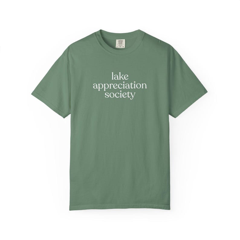 lake appreciation society T Shirt, lake weekend girls trip, cabin weekend, wake at the lake, lake girl tshirt, lake days shirt, lake vibes Light Green