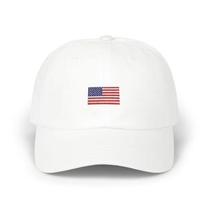 Gorra bordada con la bandera estadounidense, gorra del 4 de julio, gorra bordada, gorra para el día del barco, gorra para el lago, gorra del Día de los Caídos, gorra patriótica, bandera minimalista imagen 2
