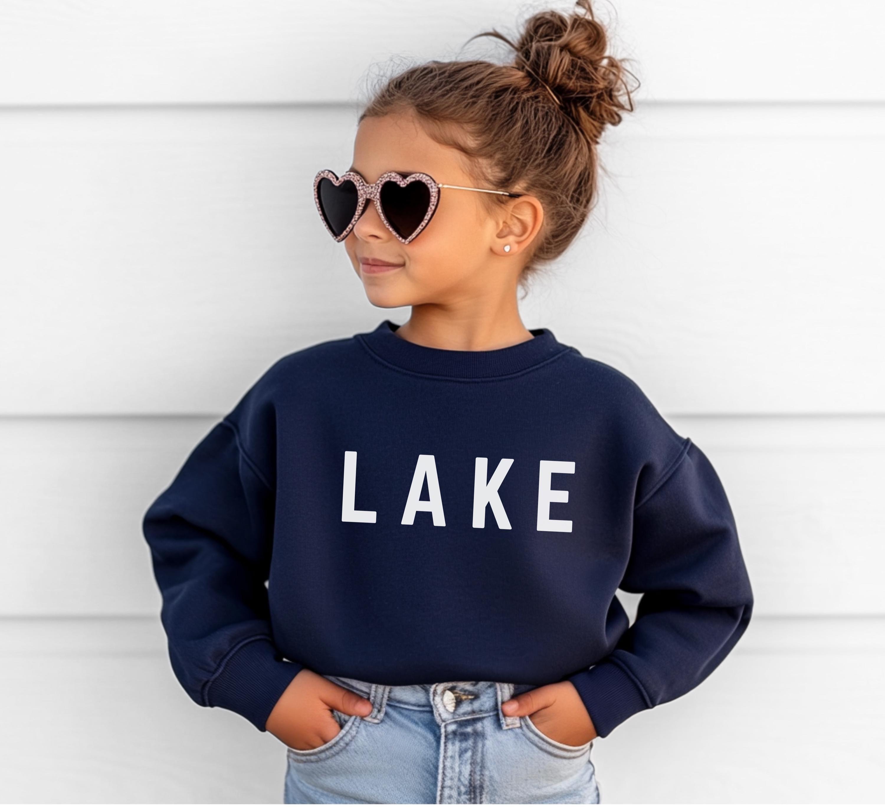 Kids Lake Life sweatshirt, lake theme gifts, lake shirt toddler, Okoboji, Perfect for Camp, Summer Vibes, Gift for Outdoorsy Kids, lake kids
