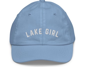 Sombrero de niña de lago, sombrero de niña para el lago, gorra de niña de lago, sombrero de lago para niños, sombrero de lago para jóvenes, regalos con temática de lago, sombrero de verano para niñas, amante del lago
