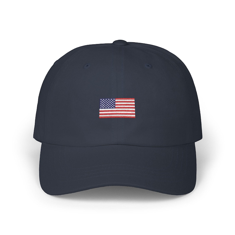 Gorra bordada con la bandera estadounidense, gorra del 4 de julio, gorra bordada, gorra para el día del barco, gorra para el lago, gorra del Día de los Caídos, gorra patriótica, bandera minimalista imagen 5